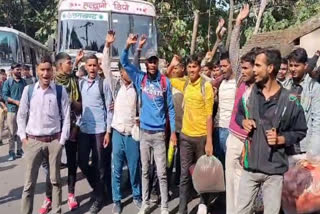 RUCKUS AT HALDWANI BUS STATION