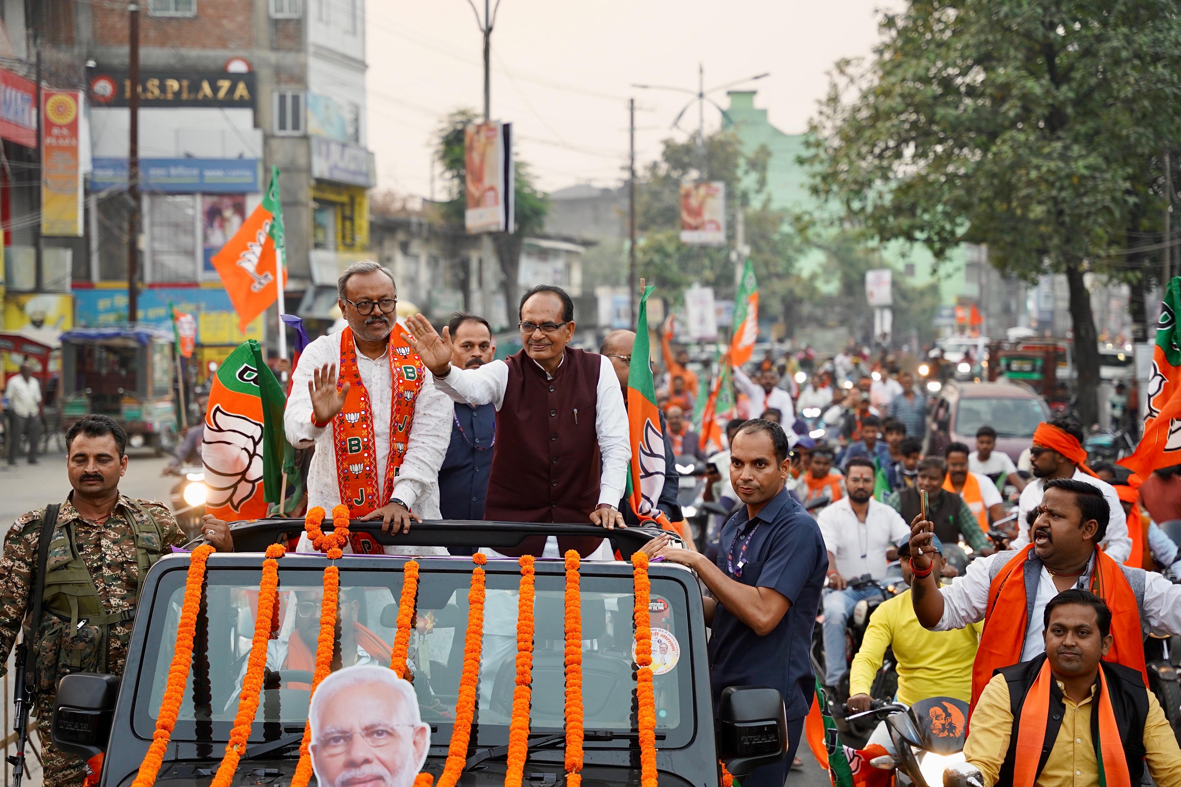 Shivraj Election Campaign in Barhet