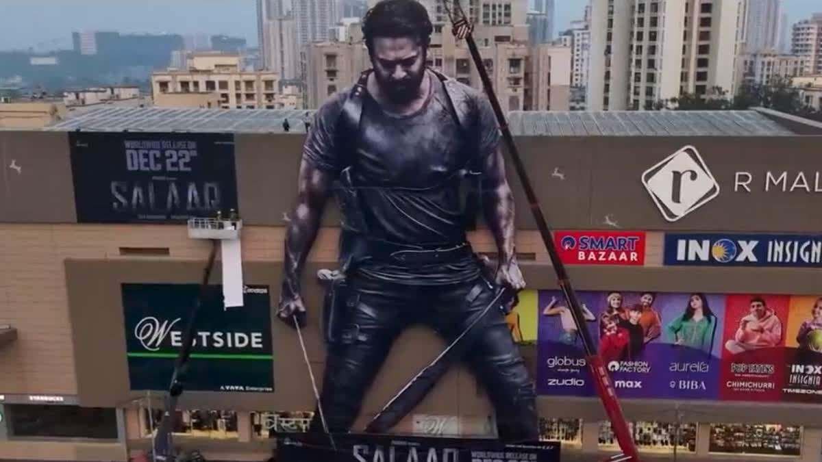 Watch Heres What Went Behind Erecting A 120 Foot Cutout Of Prabhas In