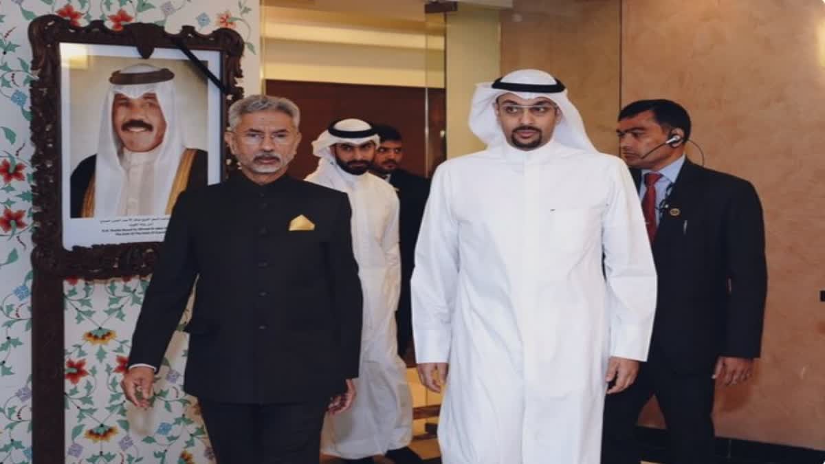 EAM Jaishankar pays condolences at Kuwait embassy on Emir's passing