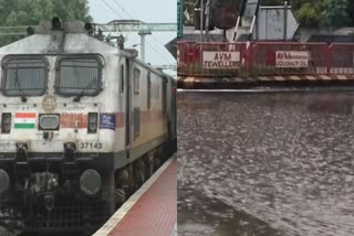 Trains Cancelled due to heavy rain