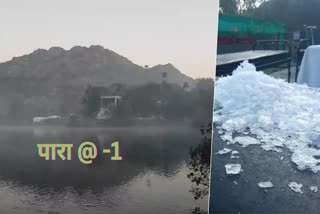 Mercury below freezing point in Mount Abu