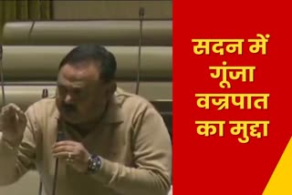 MLA Kamlesh Kumar Singh raised issue of lightning in Jharkhand Assembly