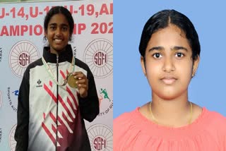 Junior National Archery Championship winner  School Games Junior National Archery Championship  Riya Mathew wins gold medal  ജൂനിയര്‍ ദേശീയ ആര്‍ച്ചറി ചാമ്പ്യന്‍ഷിപ്പ്  റിയാ മാത്യുവിന് സ്വര്‍ണ മെഡല്‍  Winner in Junior National Archery Championship  റിയാ മാത്യു സ്വര്‍ണ മെഡല്‍ കരസ്ഥമാക്കി