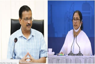 Arvind Kejriwal meets WB CM Mamata Banerjee ahead of INDIA bloc meeting