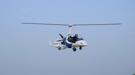 India first Gyrocopter Trials Run in Haridwar of Uttarakhand