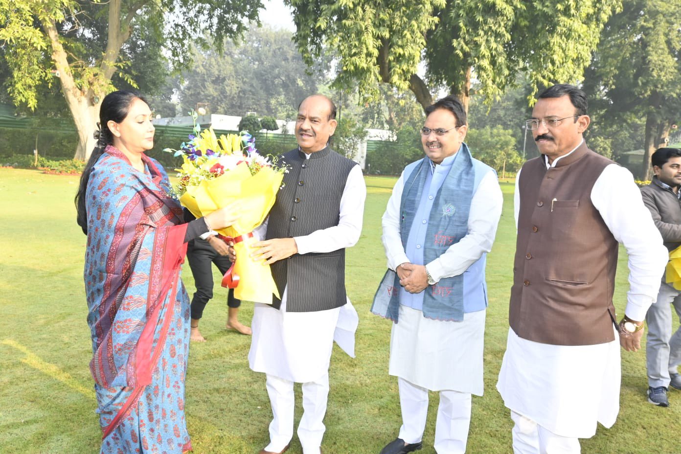 Lok Sabha Speaker with Rajasthan Leaders