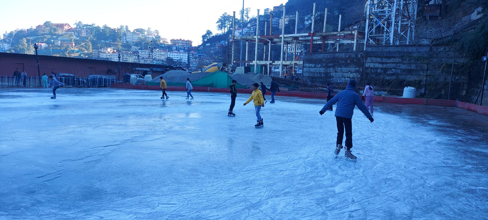 Ice skating adventure begins in Shimla