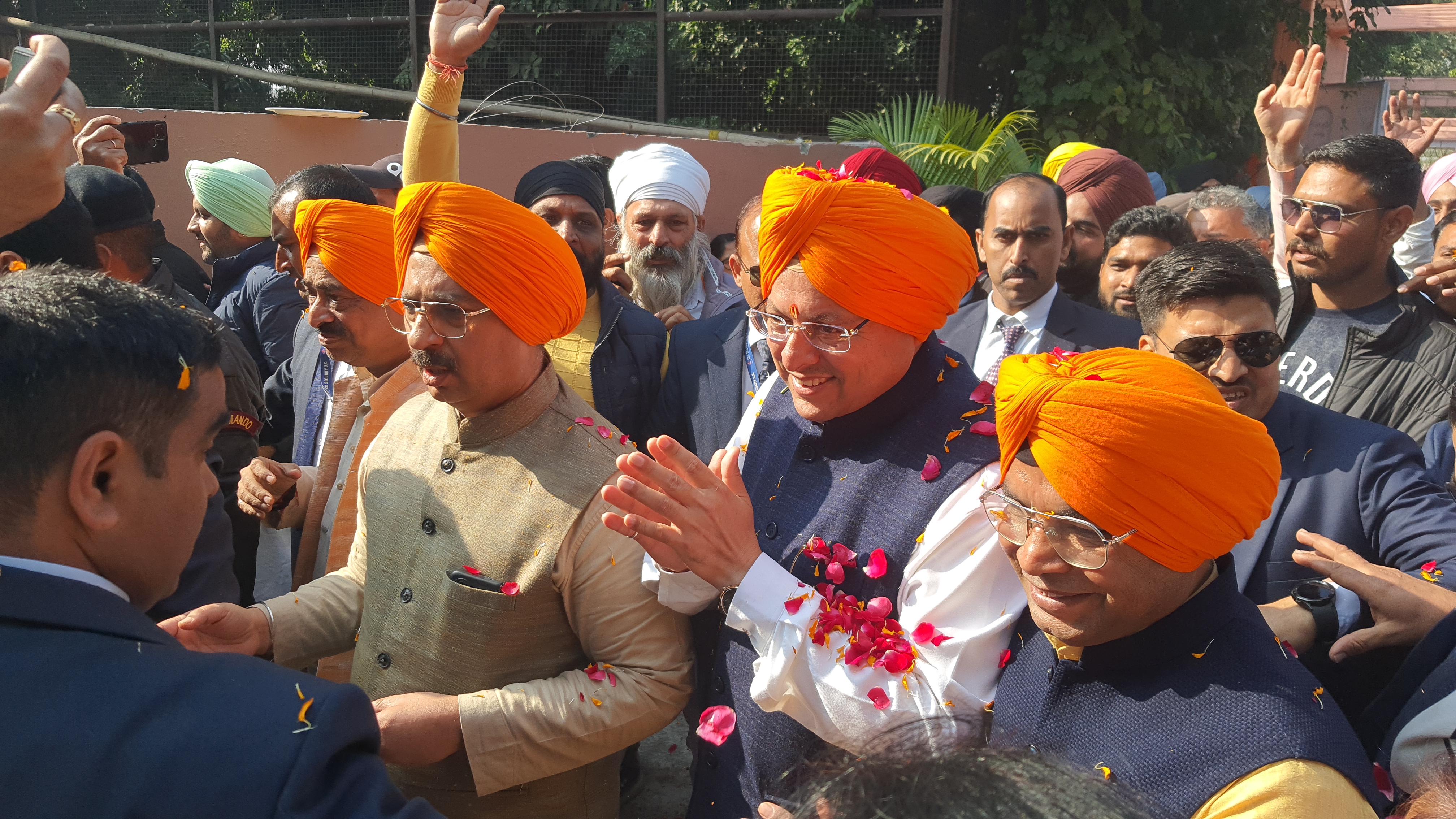 CM Dhami participated in Rudrapur Youth Sikh Conference ​