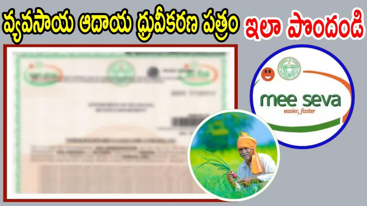 How to Apply Agriculture Income Certificate