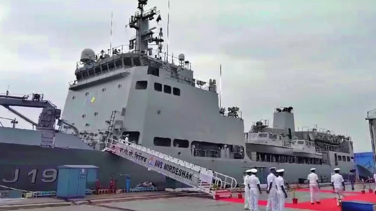 INS Nirdeshak Commissioned