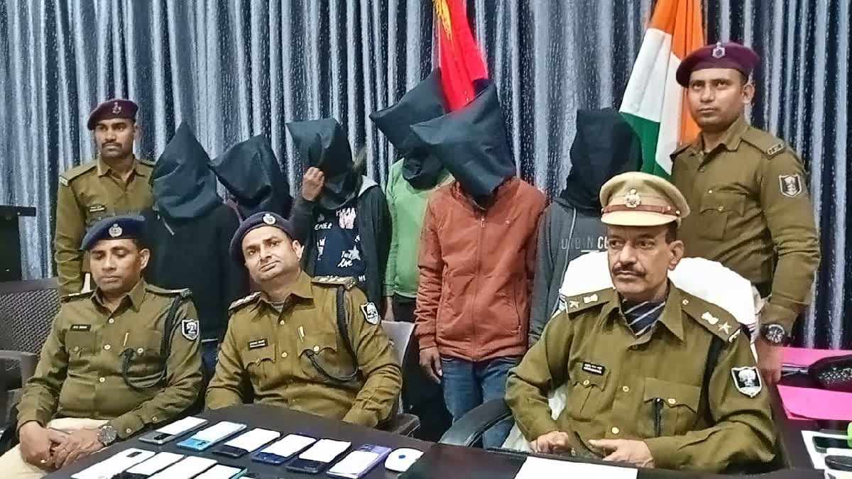 पटना रेल पुलिस ने छह बदमाश को किया गिरफ्तार