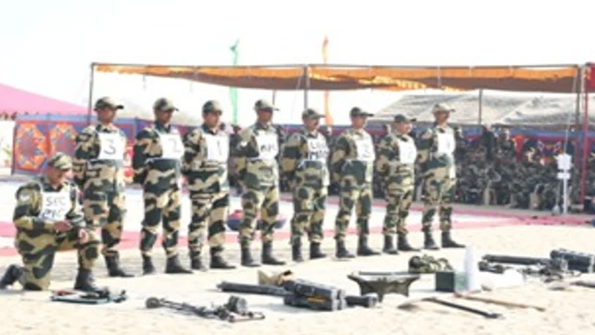 BSF Competition in  Jaisalmer