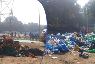 Diljit concert grounds are littered with garbage