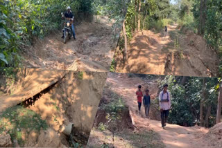 road-dilapidated-even-after-approval-for-three-years-in-latehar