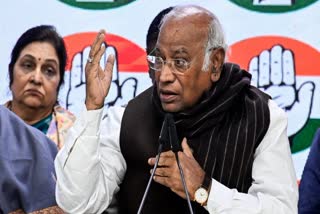 Congress Chief Kharge press Conference targets BJP on Ambedkar Issue