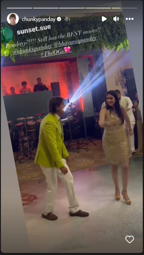 Ananya Dance with Chunky Panday