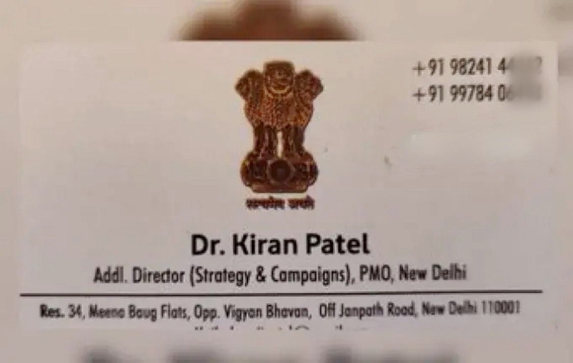 Kiran Patel Fake PMO Officer