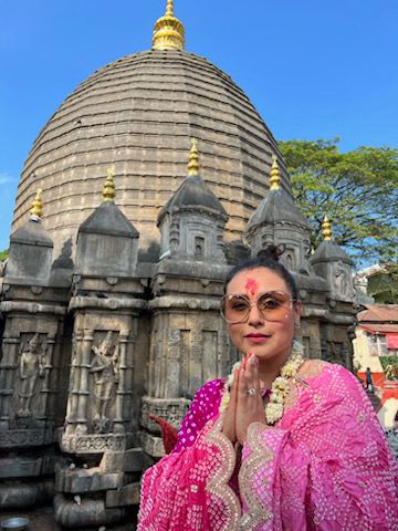 Rani in Kamakhya Temple ETV Bharat