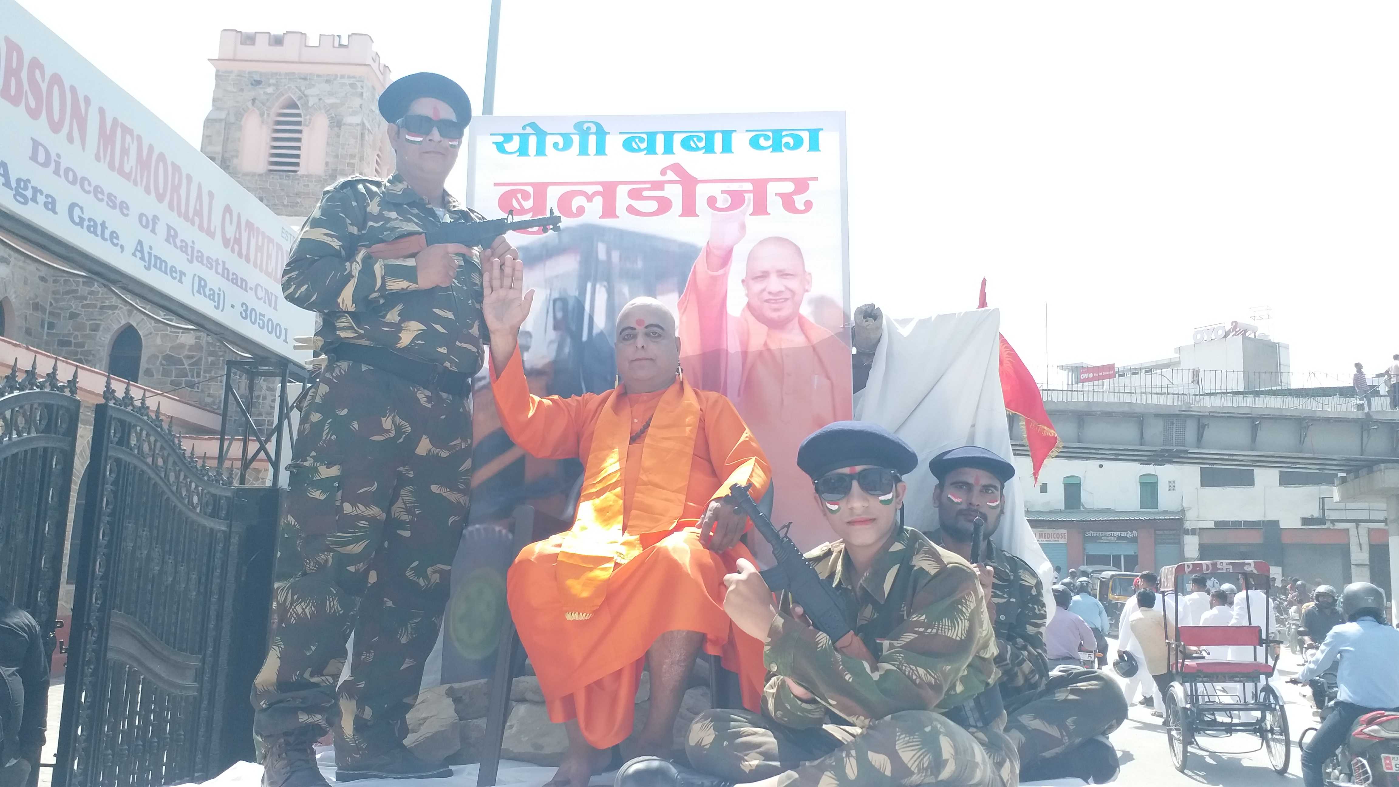 huge procession of chetichand in ajmer