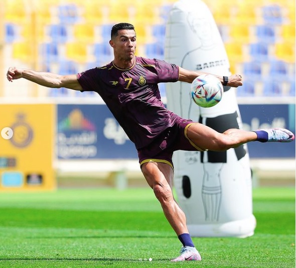 Portuguese footballer Cristiano Ronaldo