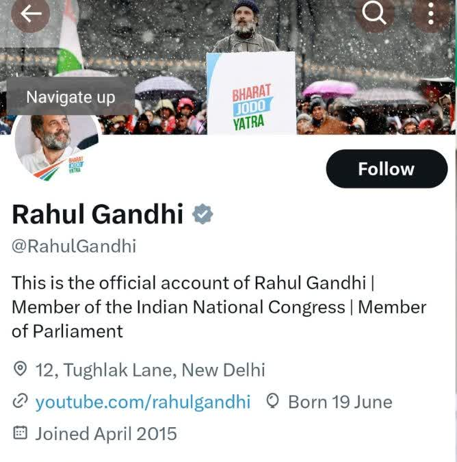 Rahul Gandhi Social Media