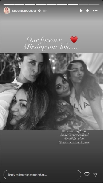 Kareena Kapoor shares selfie with her sisters, misses Karishma at girls' night out