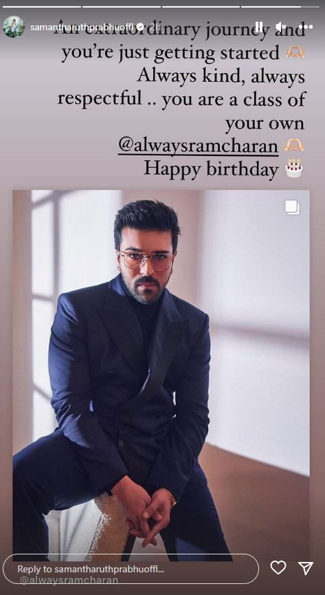 Celebs wished Ram Charan on his birthday