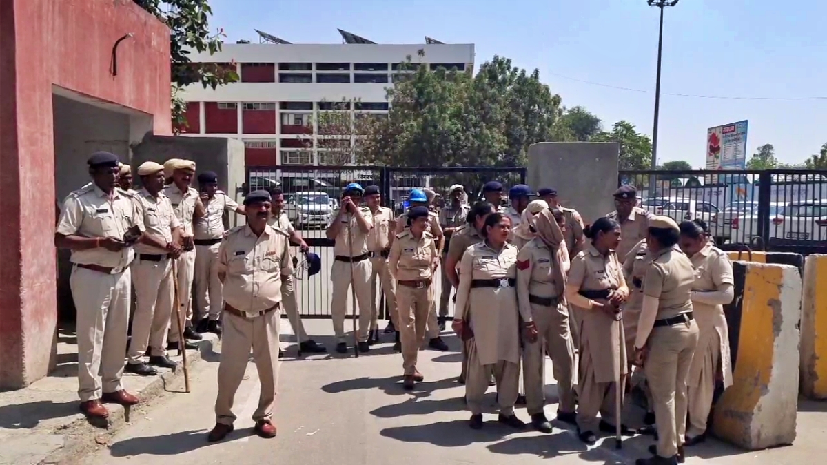 Farmers protest in sirsa