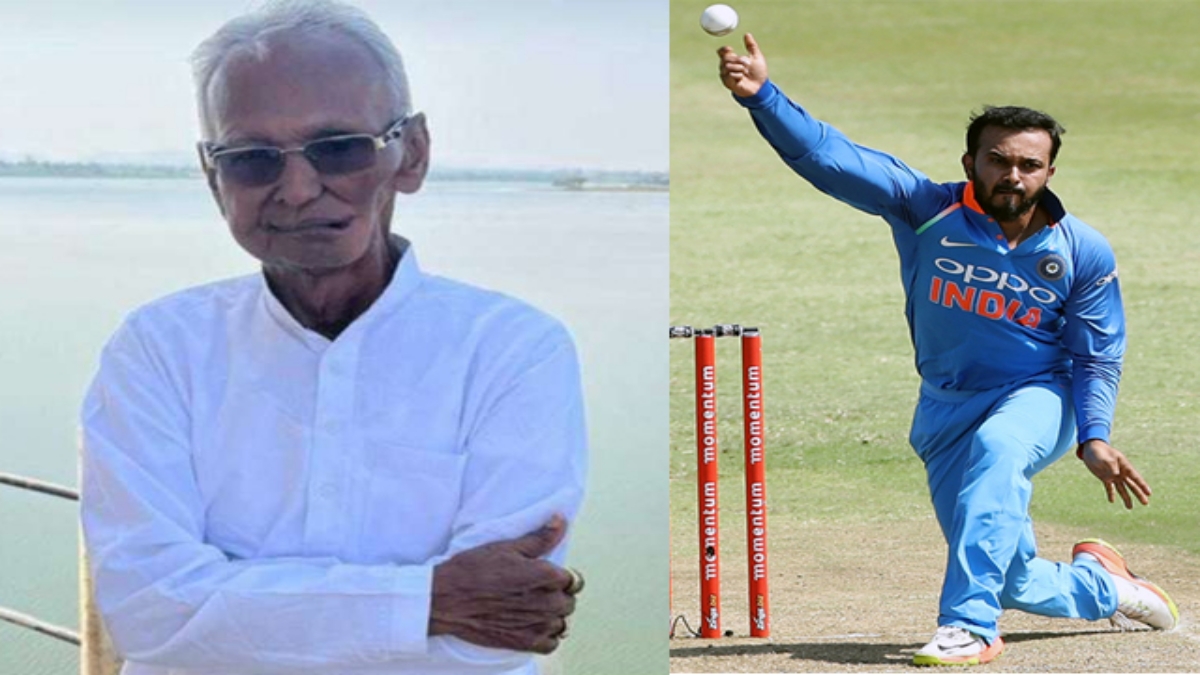 Kedar Jadhav Father  Mahadev Jadhav Found