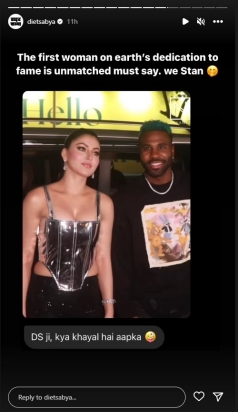 Urvashi Rautela spotted with American singer Jason Derulo; Diet Sabya says her 'dedication to fame is unmatched'