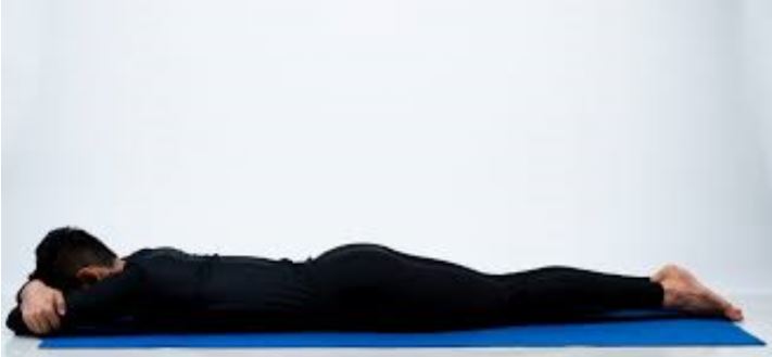 Crocodile Pose or Makarasana