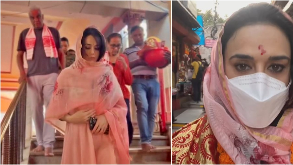 Preity Zinta visits Kamakhya shrine despite delayed flight and sleepless night: 'All seemed worth once I entered temple'