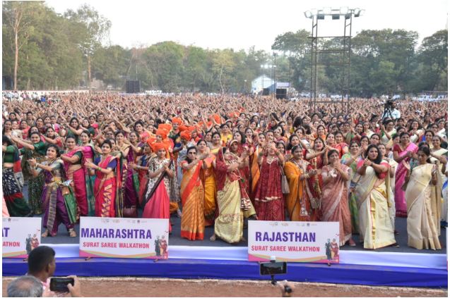 Walkathon in Saree