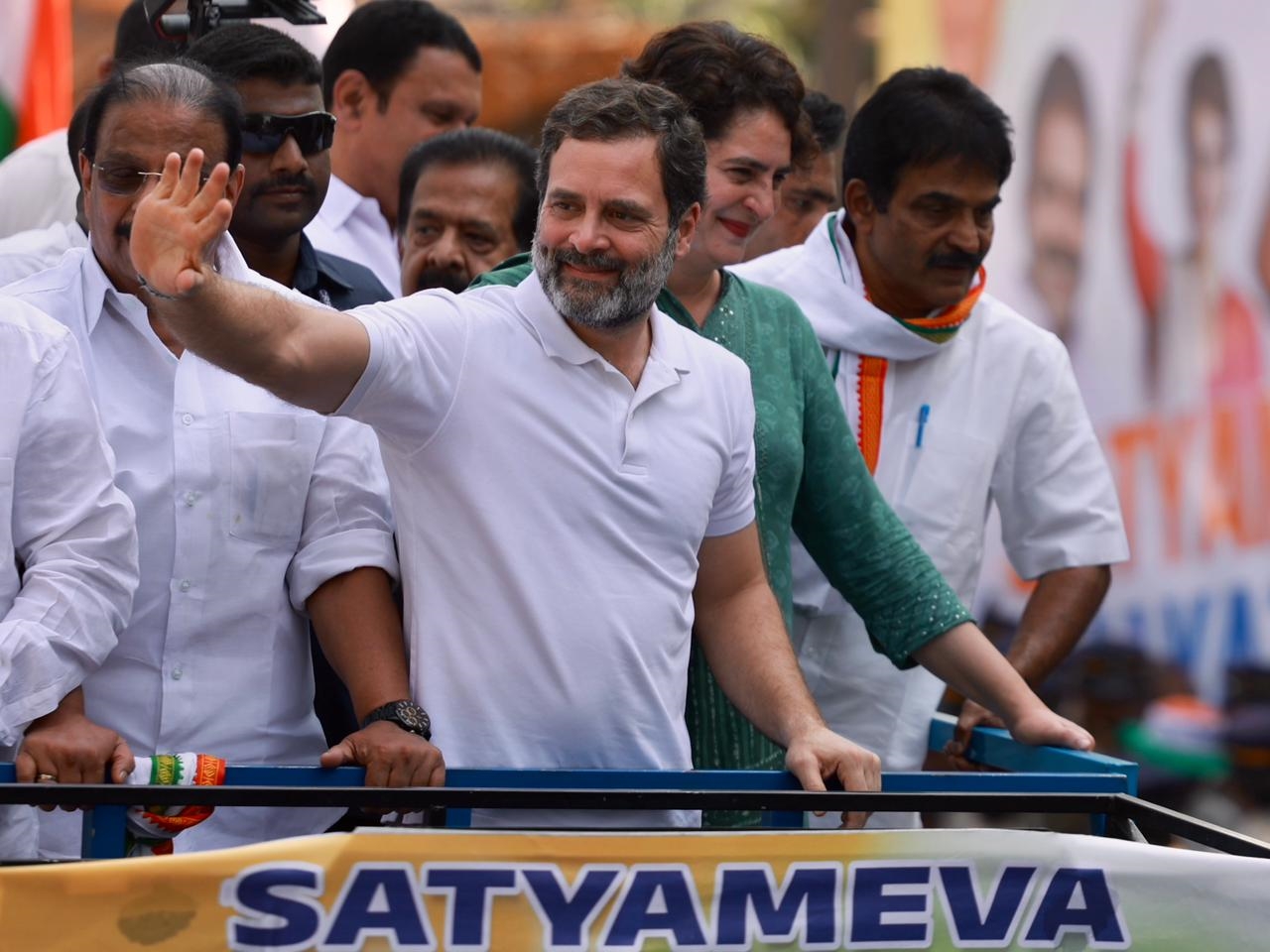 Rahul Gandhi Wayanad road show