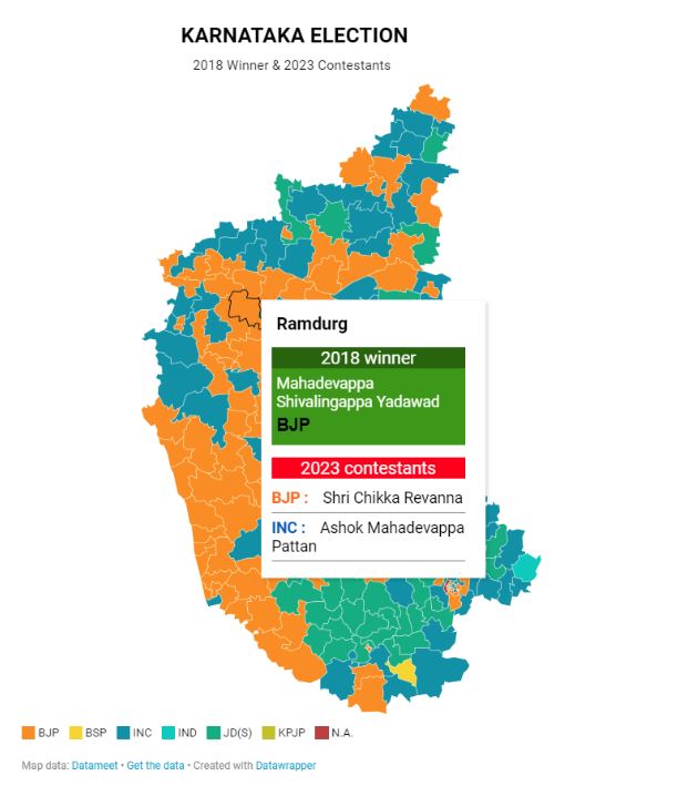 Ramdurg Assembly constituency Profile