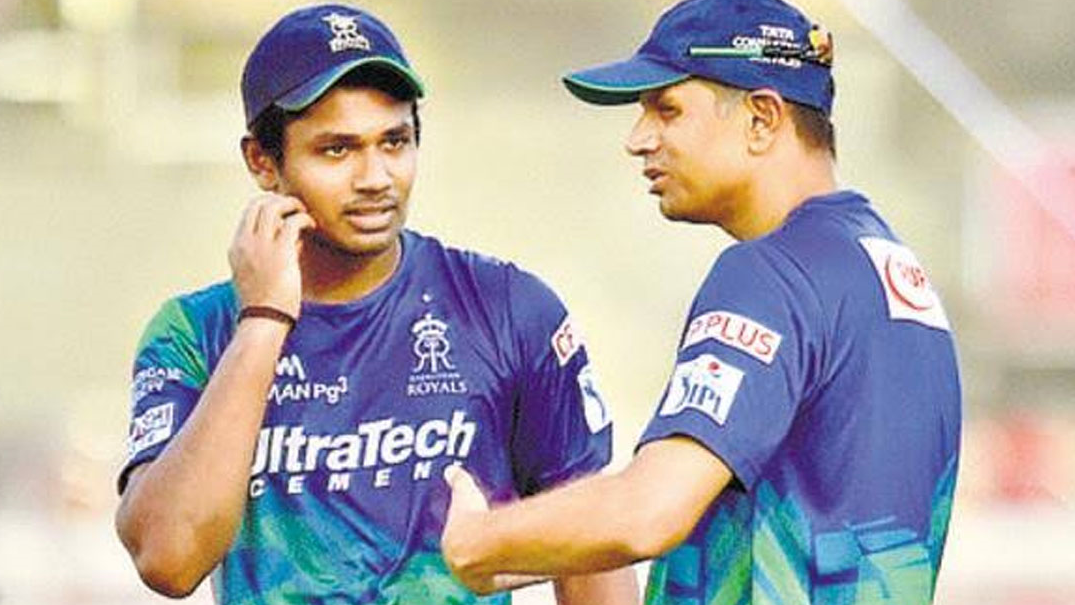 sanju samson  rahul dravid  sanju samson rahul dravid  rajasthan Royals  സഞ്‌ജു സാംസണ്‍  രാഹുല്‍ ദ്രാവിഡ്  രാജസ്ഥാന്‍ റോയല്‍സ്  ഐപിഎല്‍  ഐപിഎല്‍ 2023