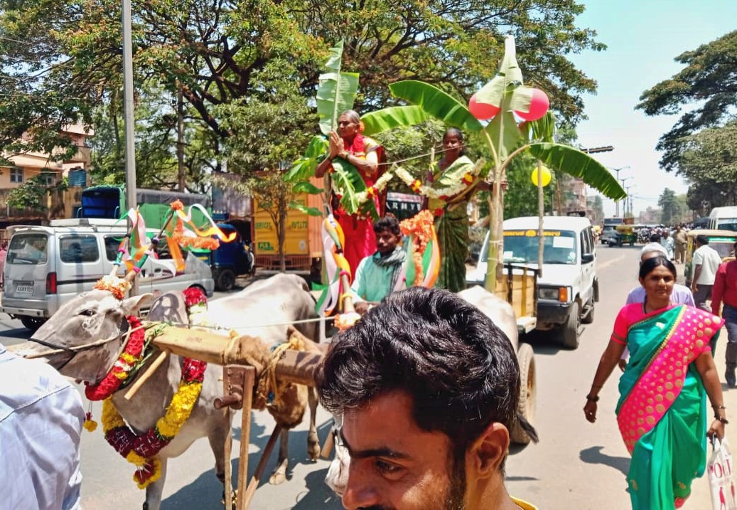 old woman is contesting elections in Kolar