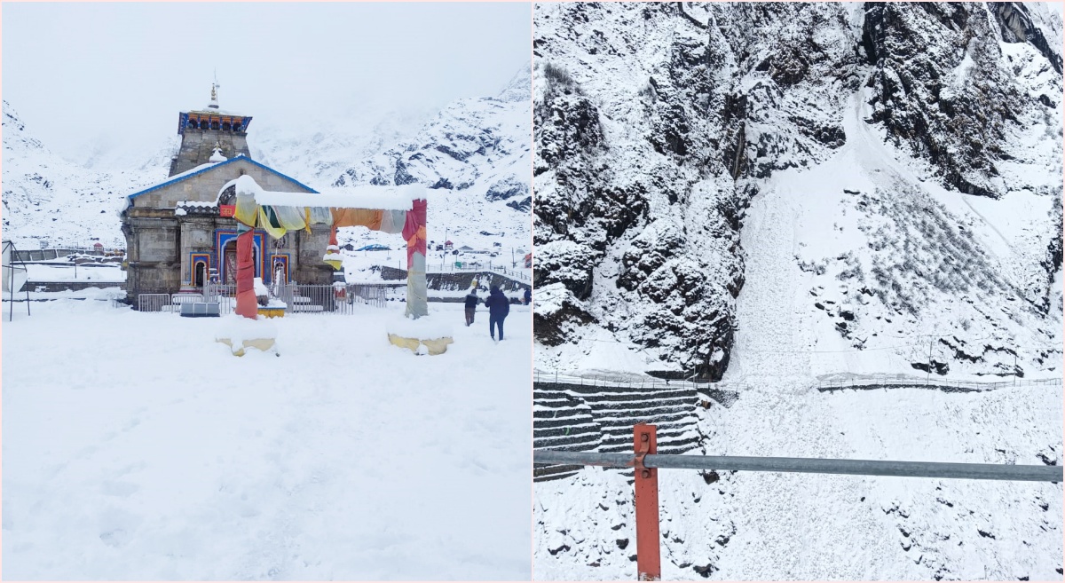 Kedarnath Snowfall