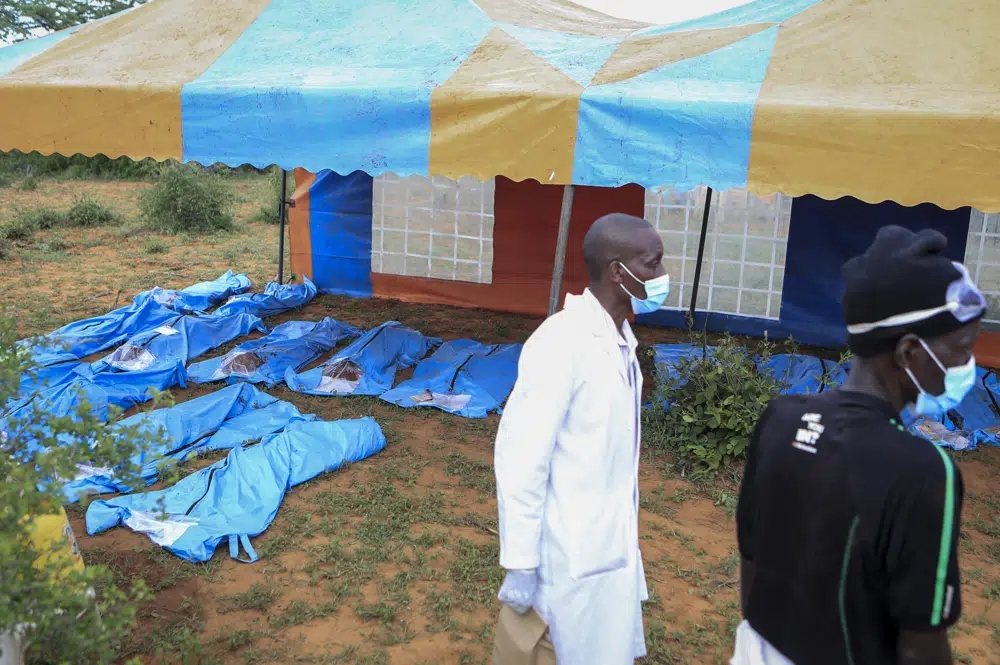 39 bodies dug up Kenya pastor cult investigation