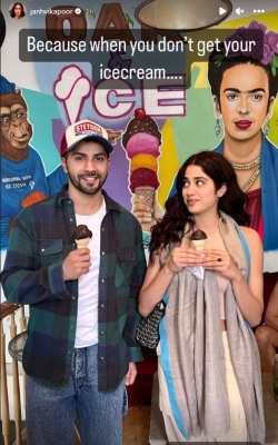 Janhvi Kapoor reveals Varun Dhawan's obsession with ice-cream on his birthday