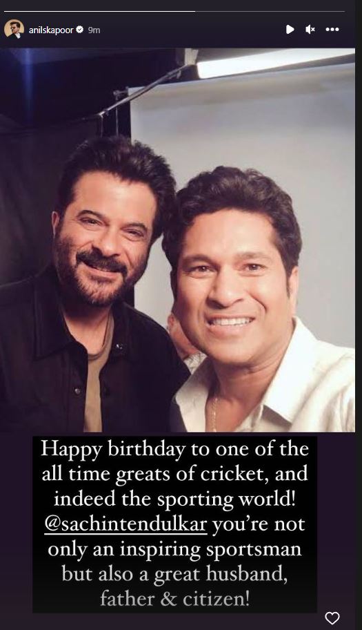 Sachin Tendulkar birthday Many celebs including Anil Kapoor Madhuri Dixit Wishes cricketer
