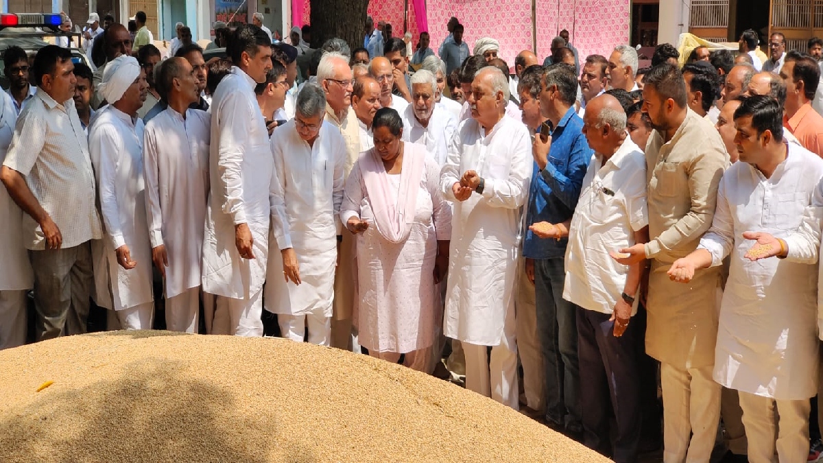 Bhupinder Singh Hooda on wheat purchase