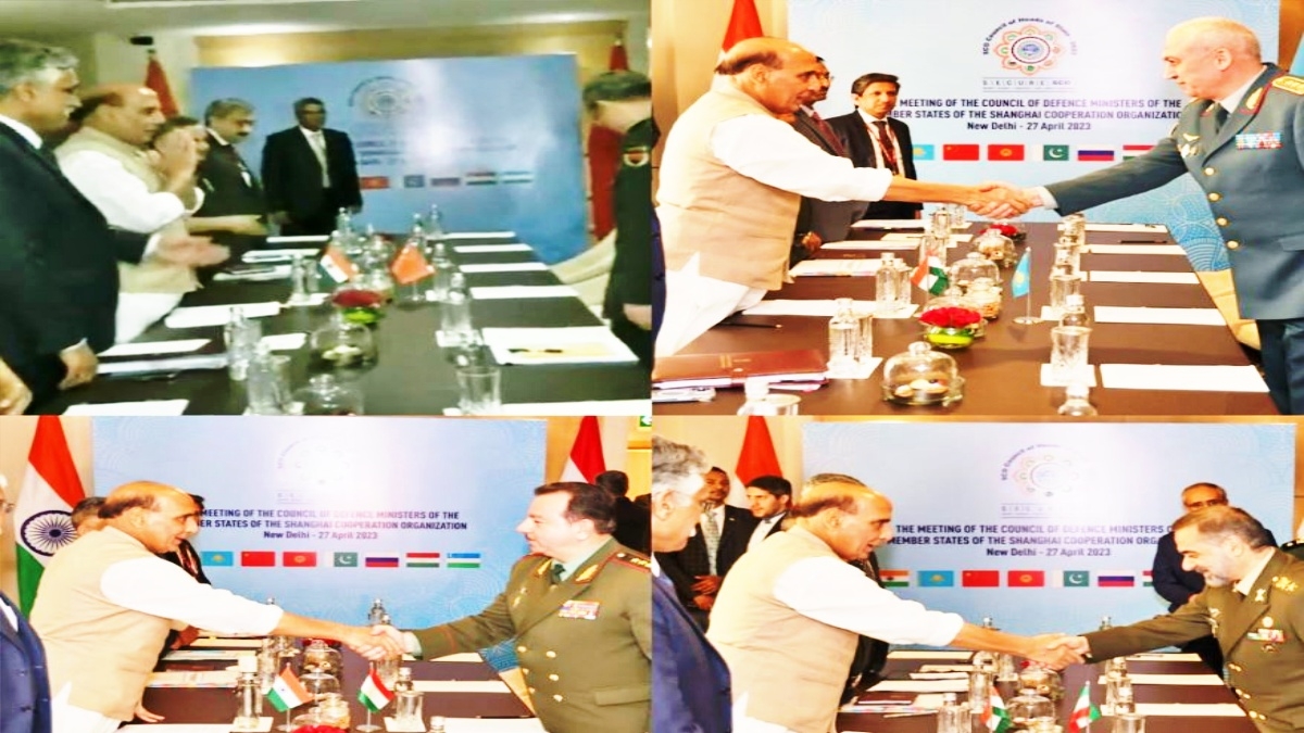 Rajanath Singh Shake Hand To All Defence Ministers Except China