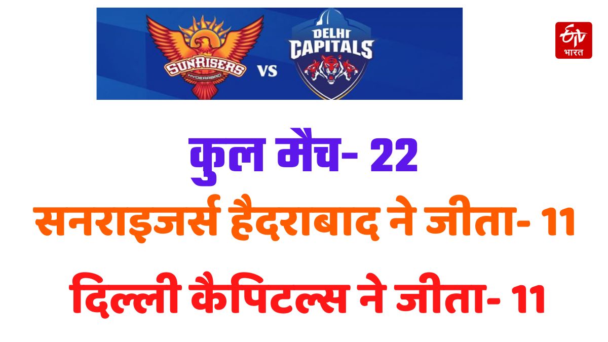 Delhi Capitals vs Sunrisers Hyderabad SRH Head To Head Match Preview