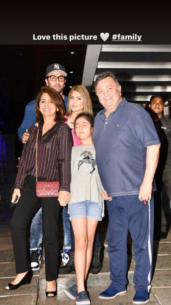 Neetu Kapoor, daughter Riddhima Kapoor share pictures with late Rishi Kapoor on actors death anniversary