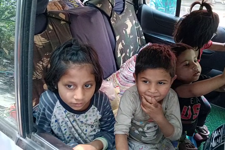 Indore police recovered 4 children out of hospital