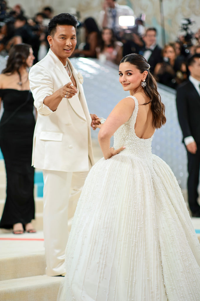 Proudly made in India It took 1 lakh pearls to adorn Alia Bhatts Met Gala outfit