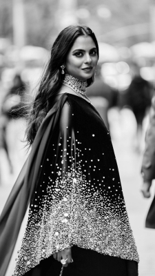 Isha Ambani attends Met Gala 2023, looks stunning in black saree gown