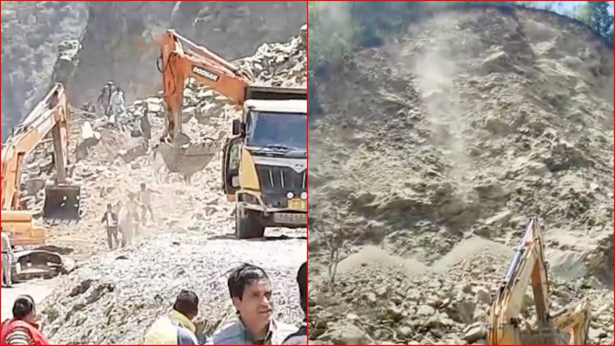 Landslide on Chandigarh Manali National Highway